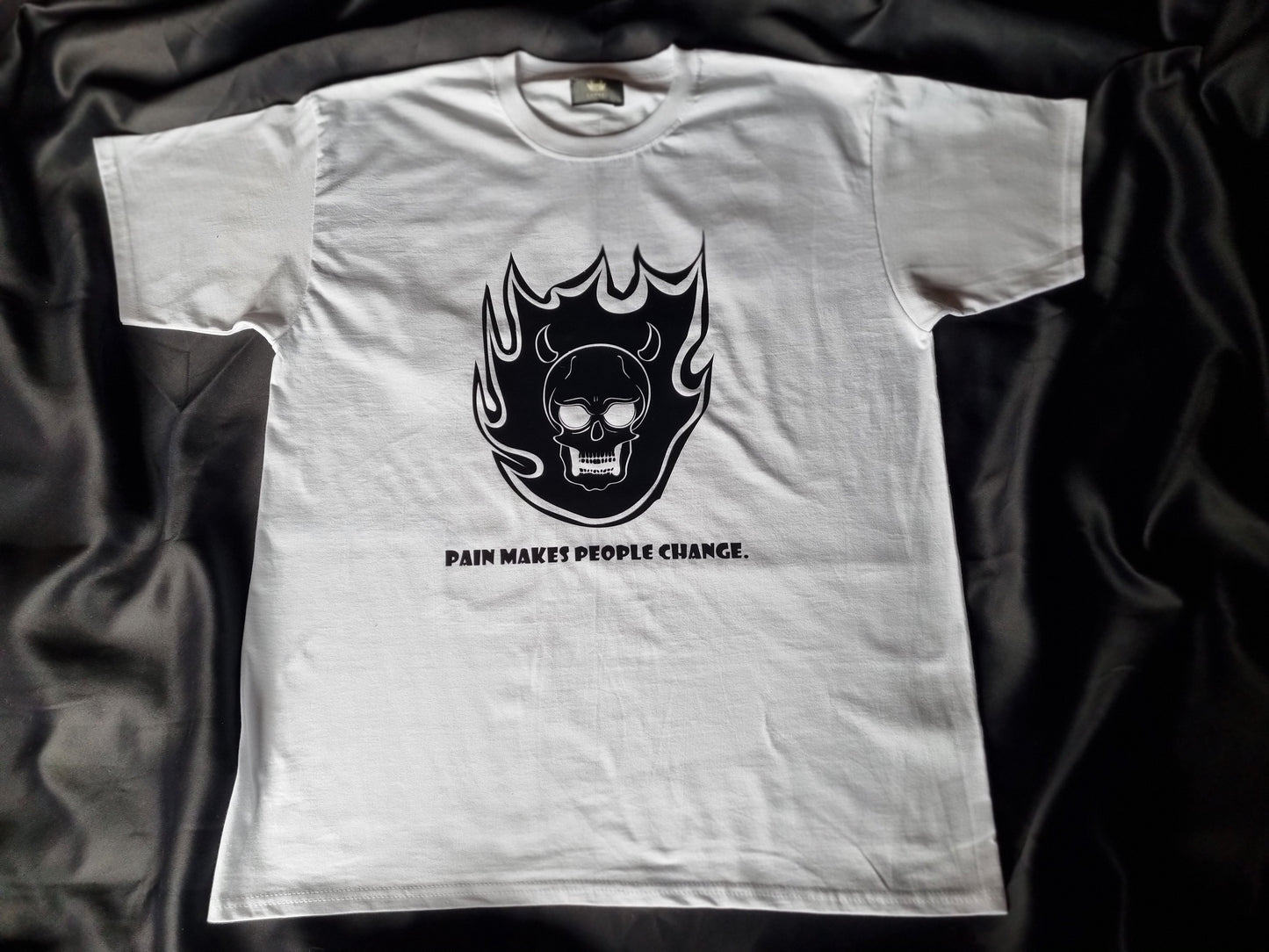 Flaming Skull Transformation Tee - Embrace Change with Style π₯π