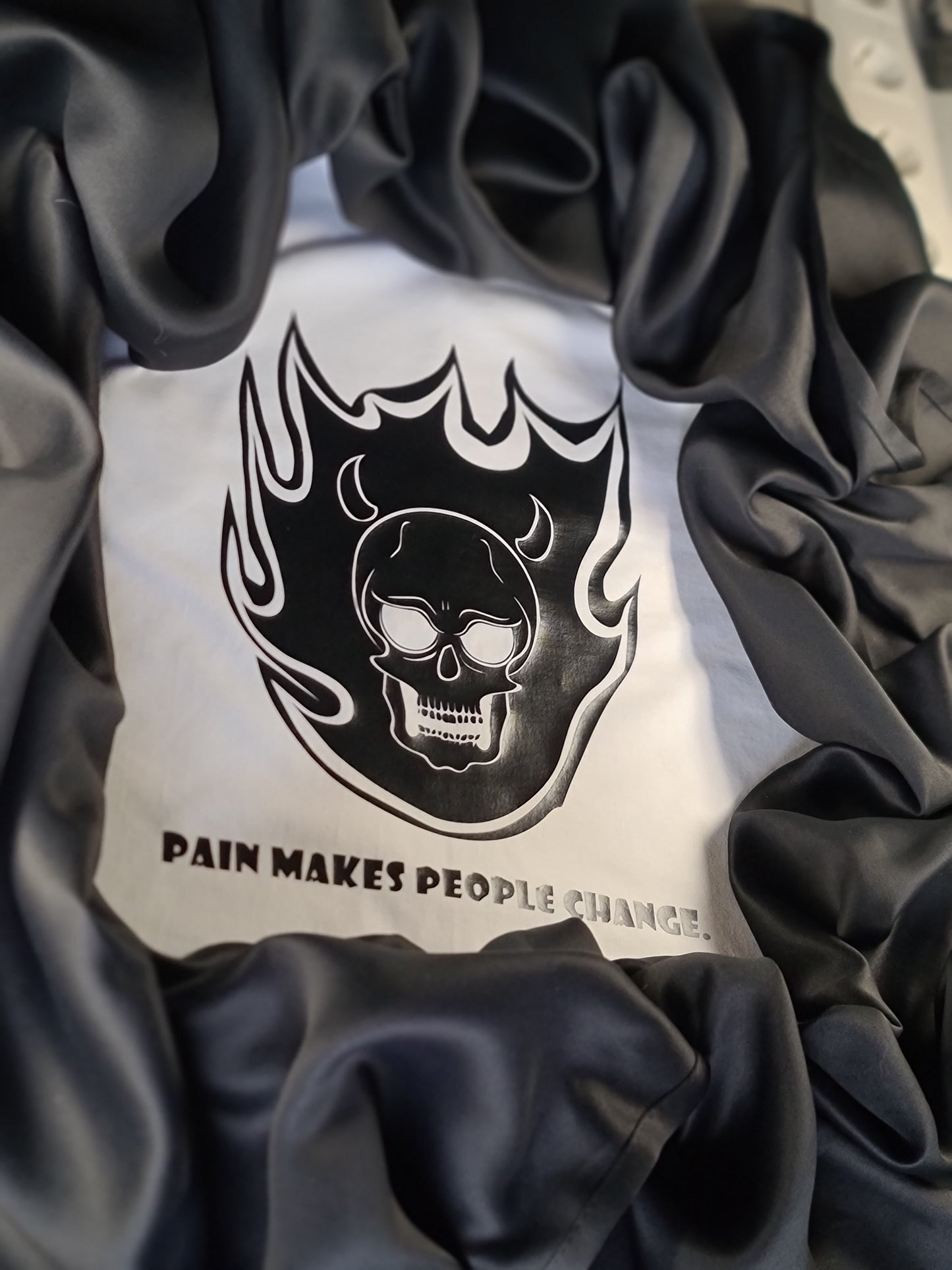 Flaming Skull Transformation Tee - Embrace Change with Style π₯π