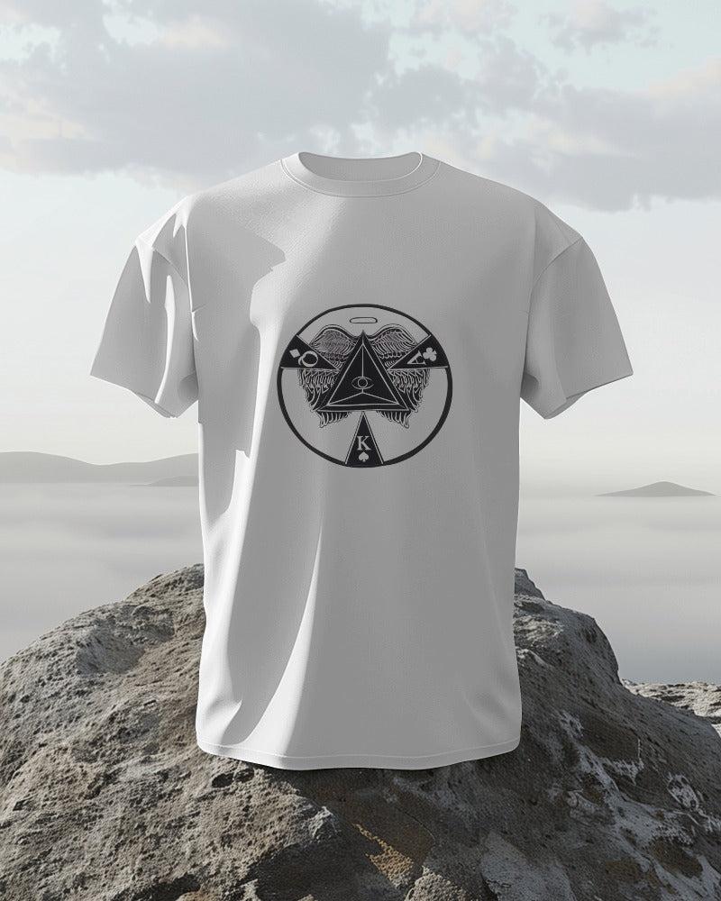 Vandal Eye Pyramid T-Shirt - Handcrafted with Symbolic Design