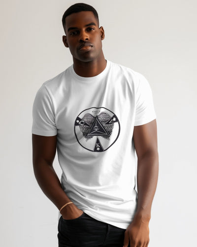 Vandal Eye Pyramid T-Shirt - Handcrafted with Symbolic Design